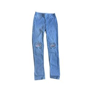 Size 7 H&M Jeggins Light Denim Blue/Unicorn
